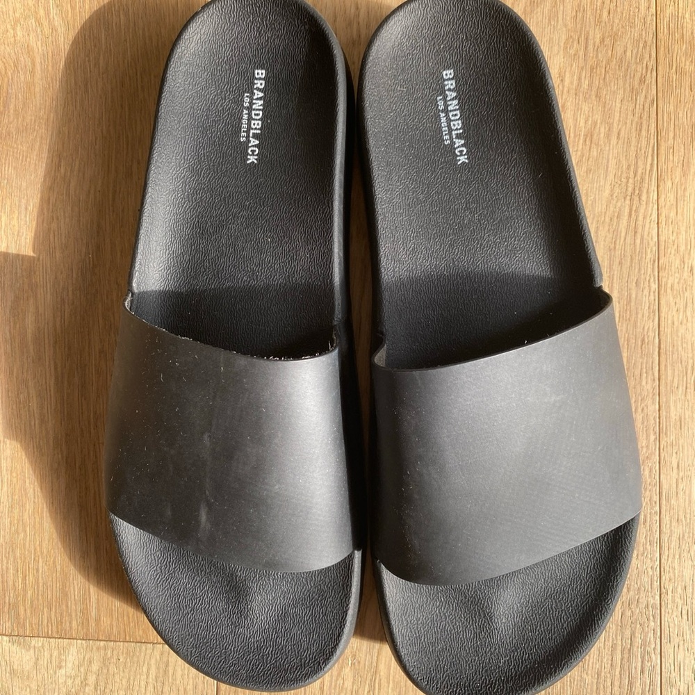 Brandblack Black Slide Sandals